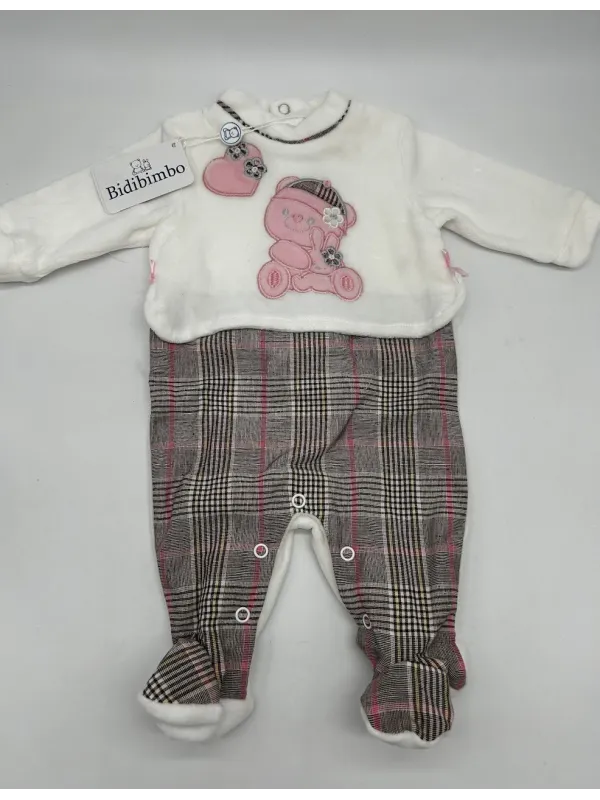 Vendita TUTINA MANICA LUNGA DUE PEZZI COTONE NEONATO FEMMINA IRGE
