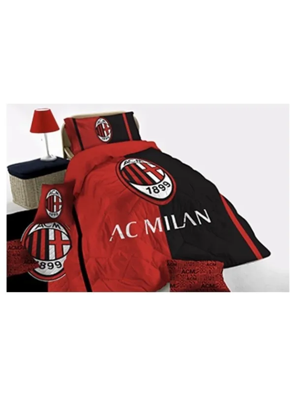 Acquista ora TRAPUNTA IMBOTTITA LETTO SINGOLO HERMET AC MILAN su nonsolointimo1994.com