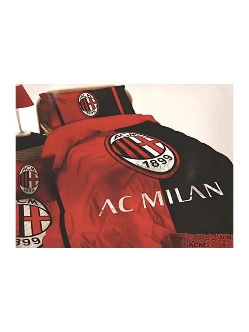 Acquista ora TRAPUNTA IMBOTTITA LETTO SINGOLO HERMET AC MILAN su nonsolointimo1994.com