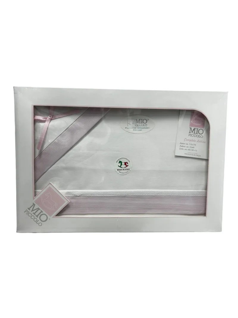 Vendita COMPLETO LENZUOLA CARROZZINO COTONE NEONATO UNISEX BATUFFOLINI