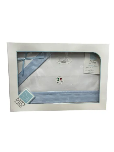 Vendita COMPLETO LENZUOLA CARROZZINO COTONE NEONATO UNISEX BATUFFOLINI 2