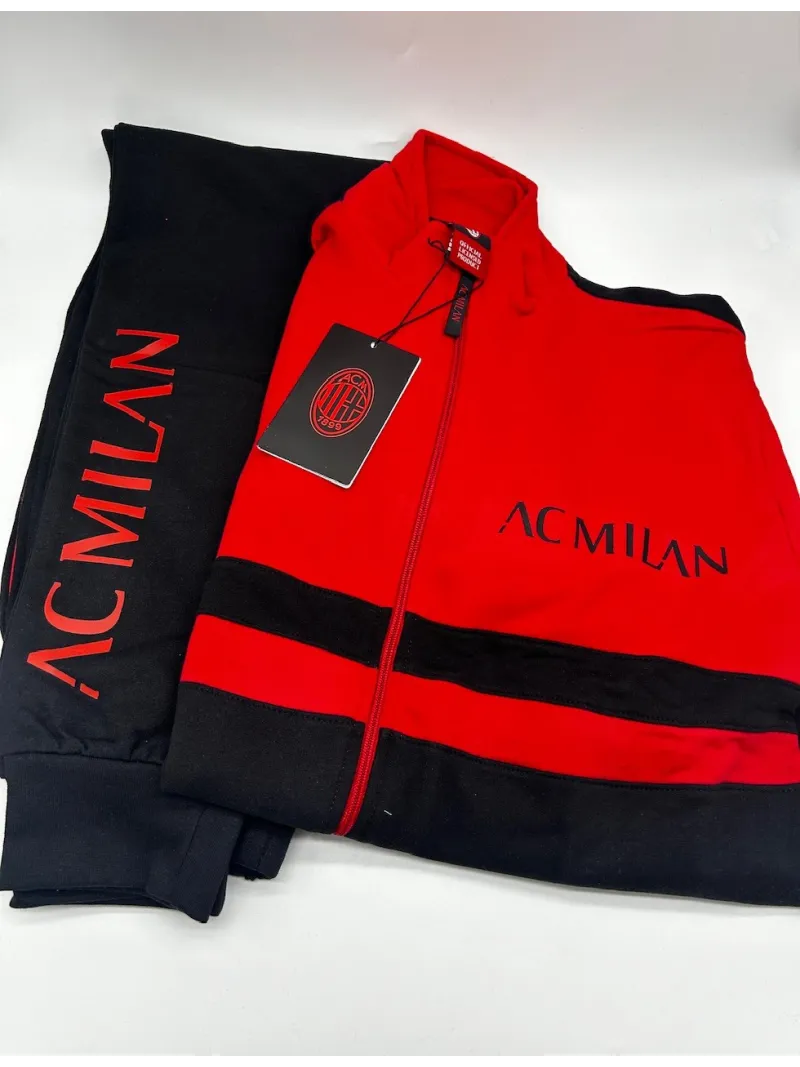 Acquista ora TUTA UOMO FELPA FULL ZIP COLLECTION 2025-2026 HERMET AC MILAN PIGMF101090 su nonsolointimo1994.com