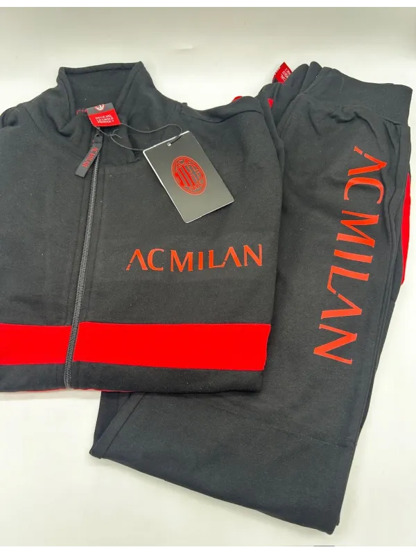 Acquista ora TUTA UOMO FELPA FULL ZIP COLLECTION 2025-2026 HERMET AC MILAN PIGMF101090 su nonsolointimo1994.com