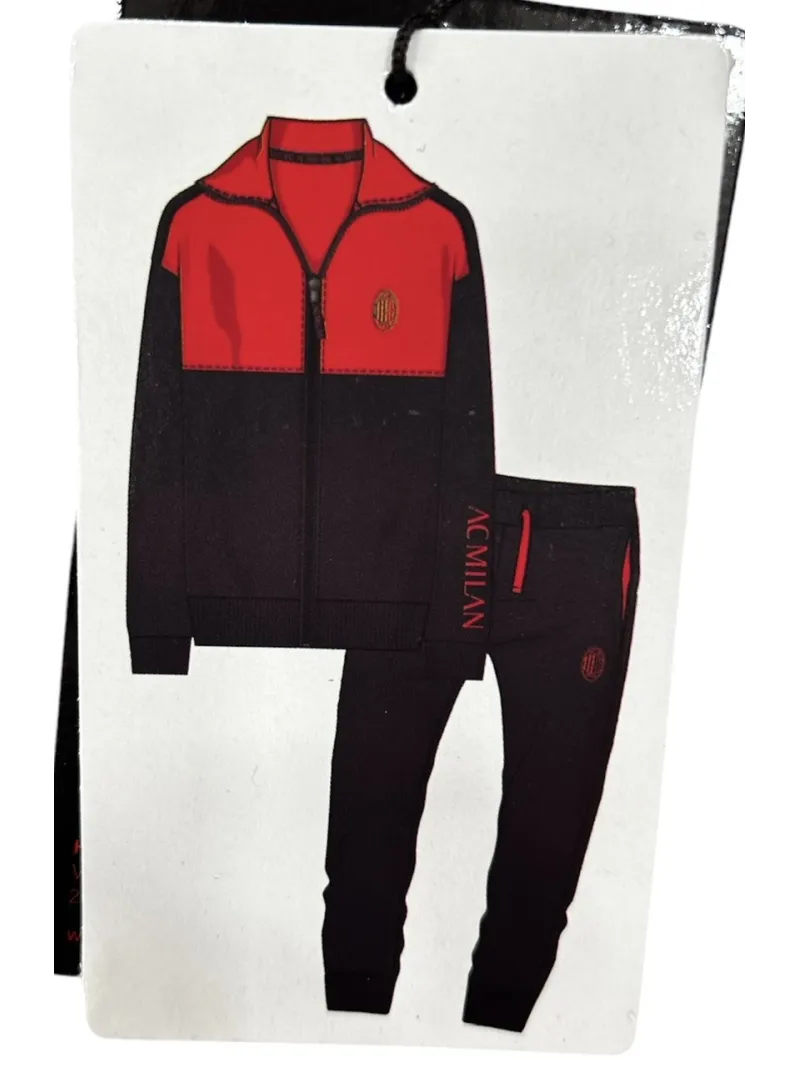 Acquista ora TUTA UOMO FELPA FULL ZIP COLLECTION 2025-2026 HERMET AC MILAN PIGMF101085 su nonsolointimo1994.com