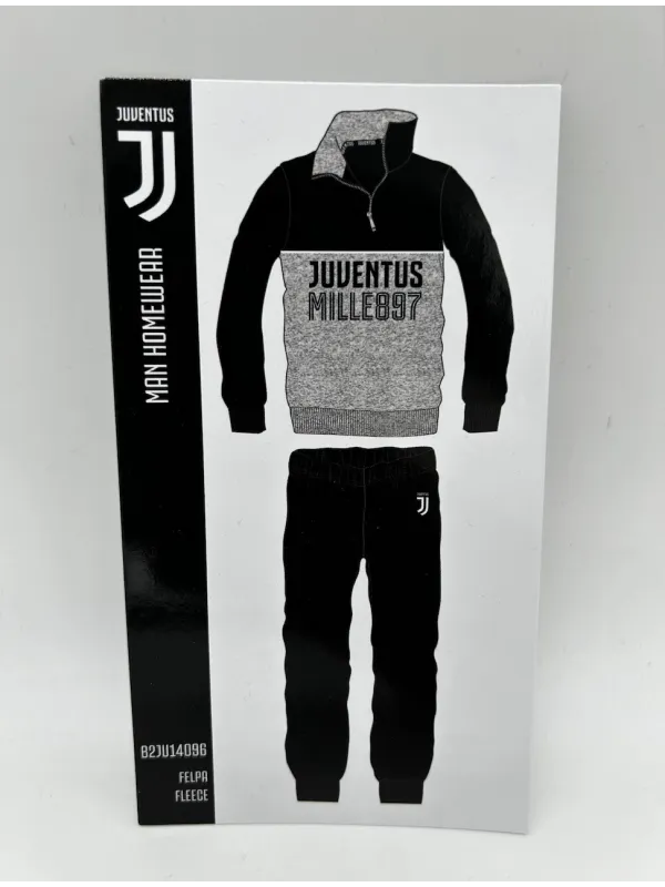 Acquista ora TUTA UOMO FELPA MEZZA ZIP MANICA LUNGA SICEM FC JUVENTUS B2JU14096 su nonsolointimo1994.com