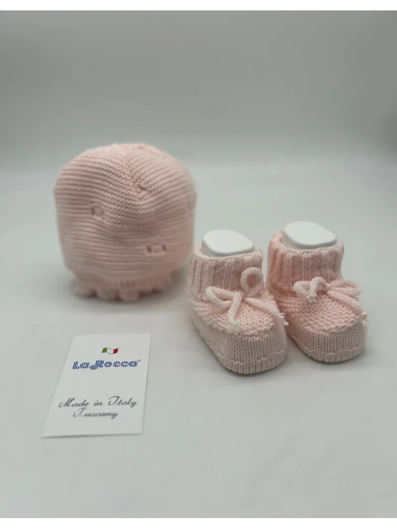SET LANA CAPPELLINO+SCARPINE NEONATA LA ROCCA V125