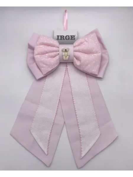 PERSONALIZZAZIONE COCCARDA NASCITA FIOCCO TELA AIDA COTONE NEONATO NEONATA IRGE 1031 2