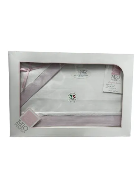 Vendita COMPLETO LENZUOLA CARROZZINO COTONE NEONATO UNISEX BATUFFOLINI