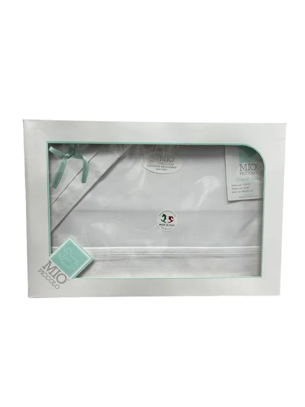 Vendita COMPLETO LENZUOLA CARROZZINO COTONE NEONATO UNISEX BATUFFOLINI