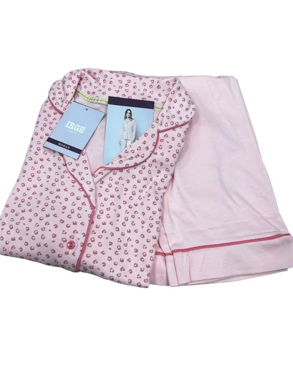 PIGIAMA DONNA LUNGO CALDO COTONE APERTO AVANTI IRGE MII2138