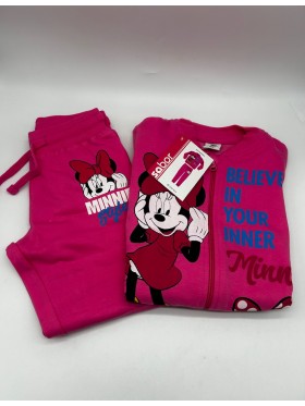 TUTA BAMBINA FELPA FULL ZIP MINNIE MOUSE DISNEY DY76E5431