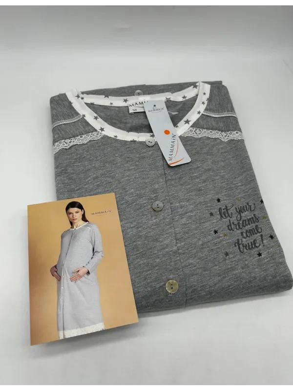 Vendita CAMICIA CLINICA DONNA APERTA DAVANTI MANICA LUNGA MAMINA