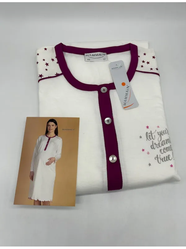 Vendita CAMICIA CLINICA DONNA APERTA DAVANTI MANICA LUNGA MAMINA