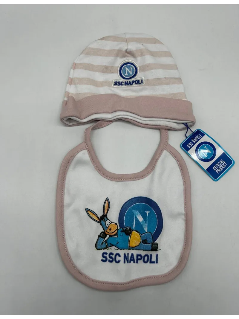 Acquista ora SET CAPPELLINO + BAVETTA NEONATA COTONE 100% ZERO&CO. SSC NAPOLI SETNN6 su nonsolointimo1994.com