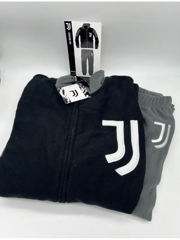 PIGIAMA TUTA RAGAZZO SOTTUOMO PILE FULL ZIP MANICA LUNGA SICEM FC JUVENTUS B2JU15134.001