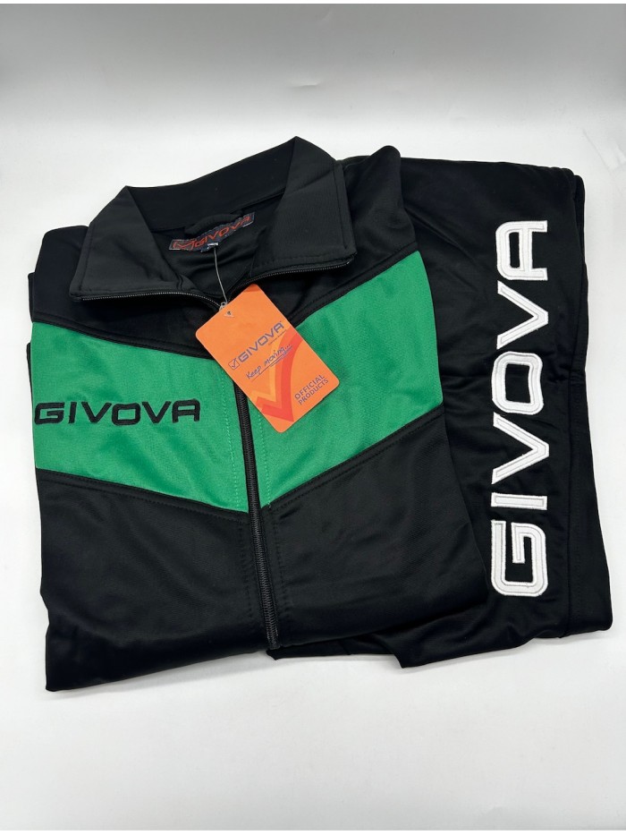 TUTA UOMO DONNA UNISEX FULL ZIP TRIACETATO GIVOVA visa