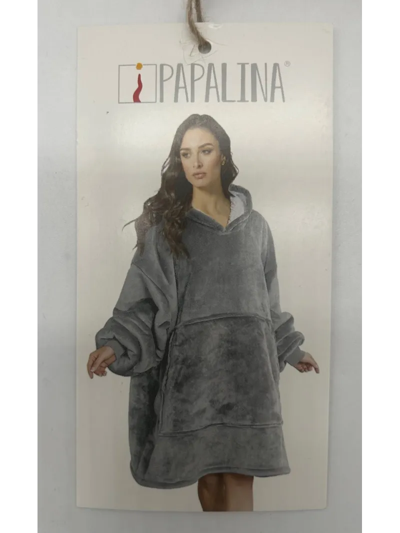 Acquista ora MANTELLA SCIALLE PLAID DONNA  CORAL CON CAPPUCCIO NAPOLI PAPALINA PLS124 su nonsolointimo1994.com
