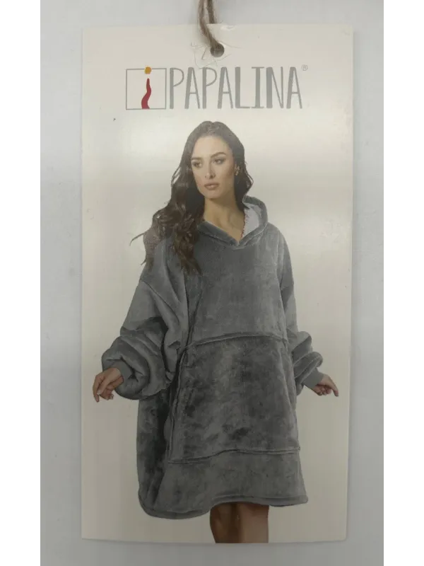 Acquista ora MANTELLA SCIALLE PLAID DONNA  CORAL CON CAPPUCCIO NAPOLI PAPALINA PLS124 su nonsolointimo1994.com