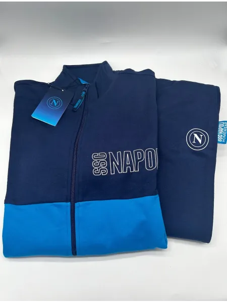 Acquista ora TUTA RAGAZZO SOTTUOMO FELPA FULL ZIP COLLECTION 2025-2026 HERMET SSC NAPOLI PIGNF201165 su nonsolointimo1994.com 2