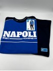 TUTA UOMO FRENCH TERRY GIRO COLLO MANICA LUNGA COTONE 100% COLLEZIONE 2024 SSC NAPOLI CNF120