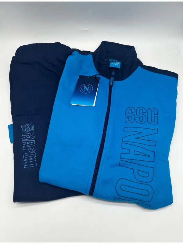 Acquista ora TUTA UOMO FELPA FULL ZIP COLLECTION 2025-2026 HERMET SSC NAPOLI PIGNF101160 su nonsolointimo1994.com