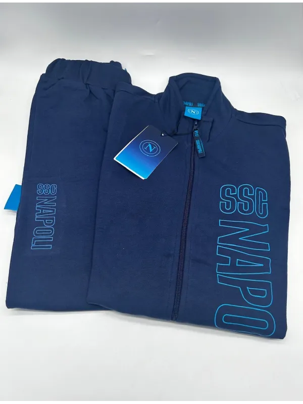 Acquista ora TUTA UOMO FELPA FULL ZIP COLLECTION 2025-2026 HERMET SSC NAPOLI PIGNF101160 su nonsolointimo1994.com