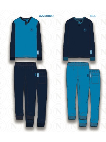 Acquista ora PIGIAMA UOMO CALDO COTONE COLLECTION 2024-2025 HERMET SSC NAPOLI PIGNT101170 su nonsolointimo1994.com