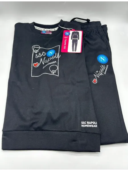 Acquista ora TUTA PIGIAMA RAGAZZA SOTTODONNA CALDO COTONE ZERO&CO. SSC NAPOLI CN504IJ su nonsolointimo1994.com 2