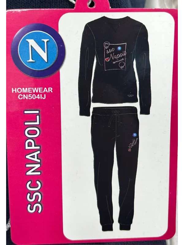 Acquista ora TUTA PIGIAMA RAGAZZA SOTTODONNA CALDO COTONE ZERO&CO. SSC NAPOLI CN504IJ su nonsolointimo1994.com