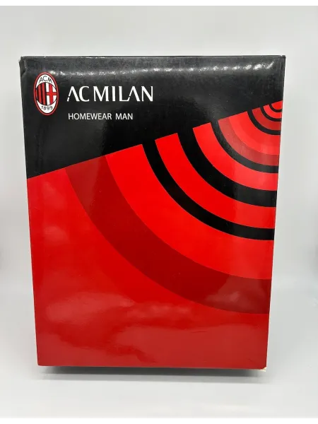 Acquista ora PIGIAMA TUTA UOMO PILE MEZZA ZIP E FULL ZIP COLLECTION 2025-2026 HERMET AC MILAN PIGMP101030 su nonsolointimo1994.c 2