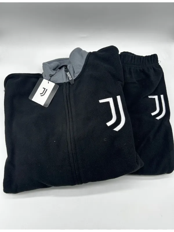 Acquista ora PIGIAMA TUTA UOMO PILE FULL ZIP HERMET FC JUVENTUS PIGJP101055.B su nonsolointimo1994.com