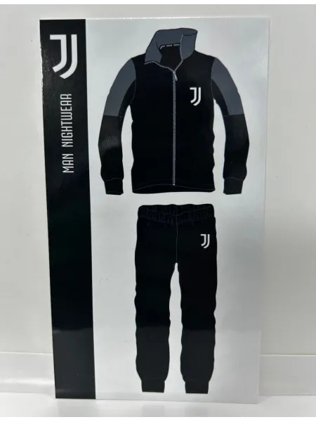 Acquista ora PIGIAMA TUTA UOMO PILE FULL ZIP HERMET FC JUVENTUS PIGJP101055.B su nonsolointimo1994.com 2
