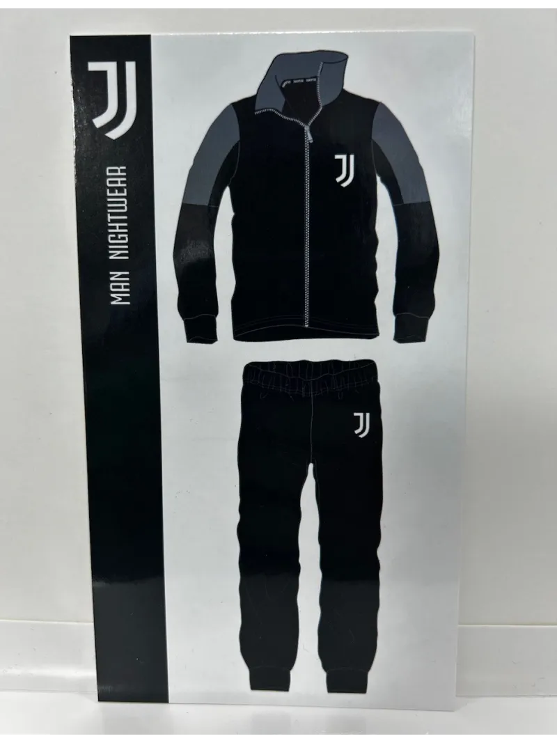 Acquista ora PIGIAMA TUTA UOMO PILE FULL ZIP HERMET FC JUVENTUS PIGJP101055.B su nonsolointimo1994.com