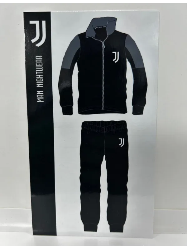 Acquista ora PIGIAMA TUTA UOMO PILE FULL ZIP HERMET FC JUVENTUS PIGJP101055.B su nonsolointimo1994.com