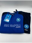 TUTA UOMO FELPA GIRO COLLO MANICA LUNGA ZERO&CO. SSC NAPOLI CNF205A