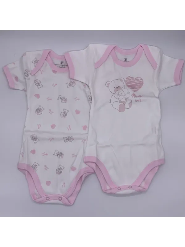 Vendita BODY NEONATO MEZZA MANICA COTONE 2 PEZZI NAZARENO GABRIELLI