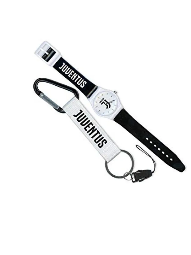 KIT OROLOGIO E PORTACHIAVI GIEMME FC JUVENTUS OFFICIAL JU1136