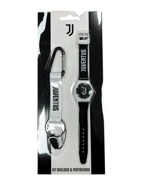 KIT OROLOGIO E PORTACHIAVI GIEMME FC JUVENTUS OFFICIAL JU1136