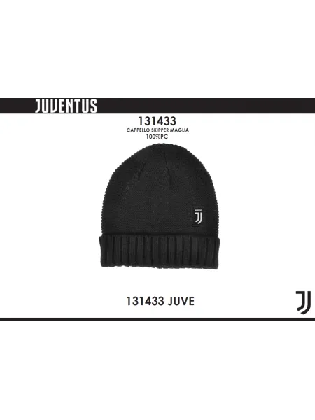 CAPPELLO UOMO SKIPPER A MAGLIA LANA ENZO CASTELLANO FC JUVENTUS 131433 2