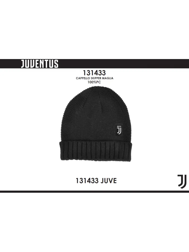 CAPPELLO UOMO SKIPPER A MAGLIA LANA ENZO CASTELLANO FC JUVENTUS 131433