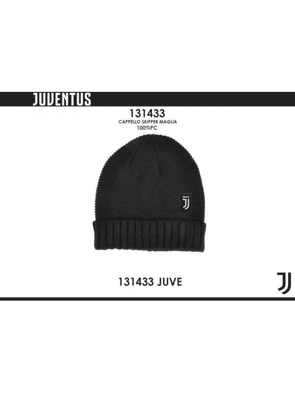 CAPPELLO UOMO SKIPPER A MAGLIA LANA ENZO CASTELLANO FC JUVENTUS 131433