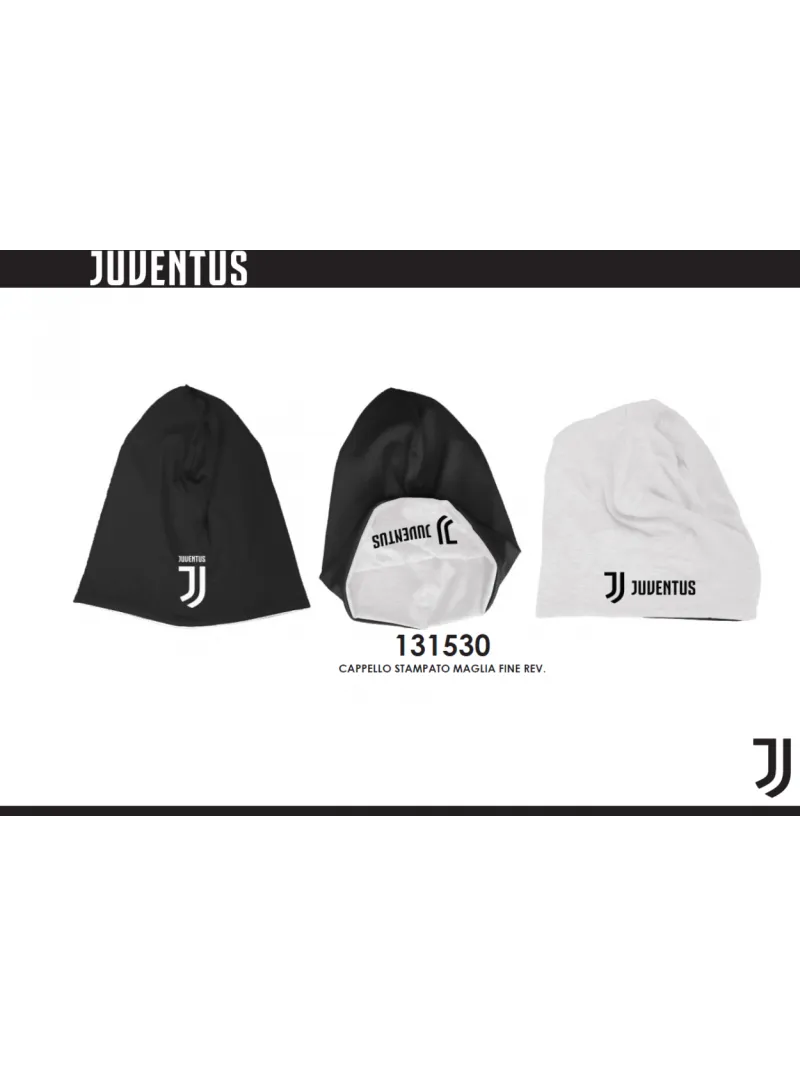 CAPPELLO UOMO STAMPATO REVERSIBILE COTONE ENZO CASTELLANO FC JUVENTUS 131530