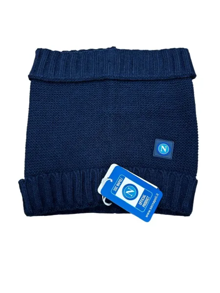 SCALDACOLLO UOMO LANA A MAGLIA CON RISVOLTI ENZO CASTELLANO SSC NAPOLI 121434