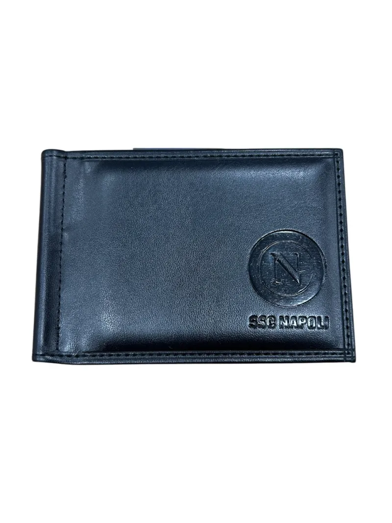 PORTASOLDI PORTAFOGLIO UOMO VERA PELLE ENZO CASTELLANO SSC NAPOLI 121254