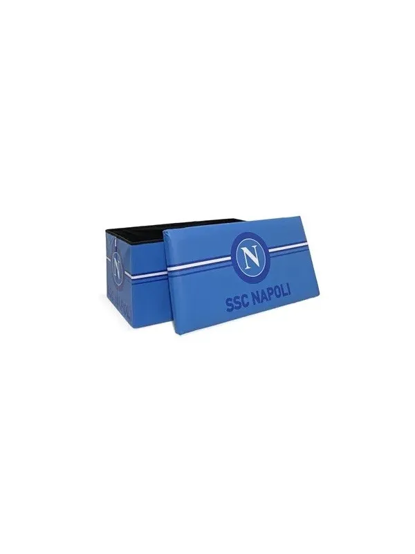 Acquista ora POUF PANCA CONTENITORE ECOPELLE 76x38x38cm official CARILLO SSC NAPOLI PL38 su nonsolointimo1994.com