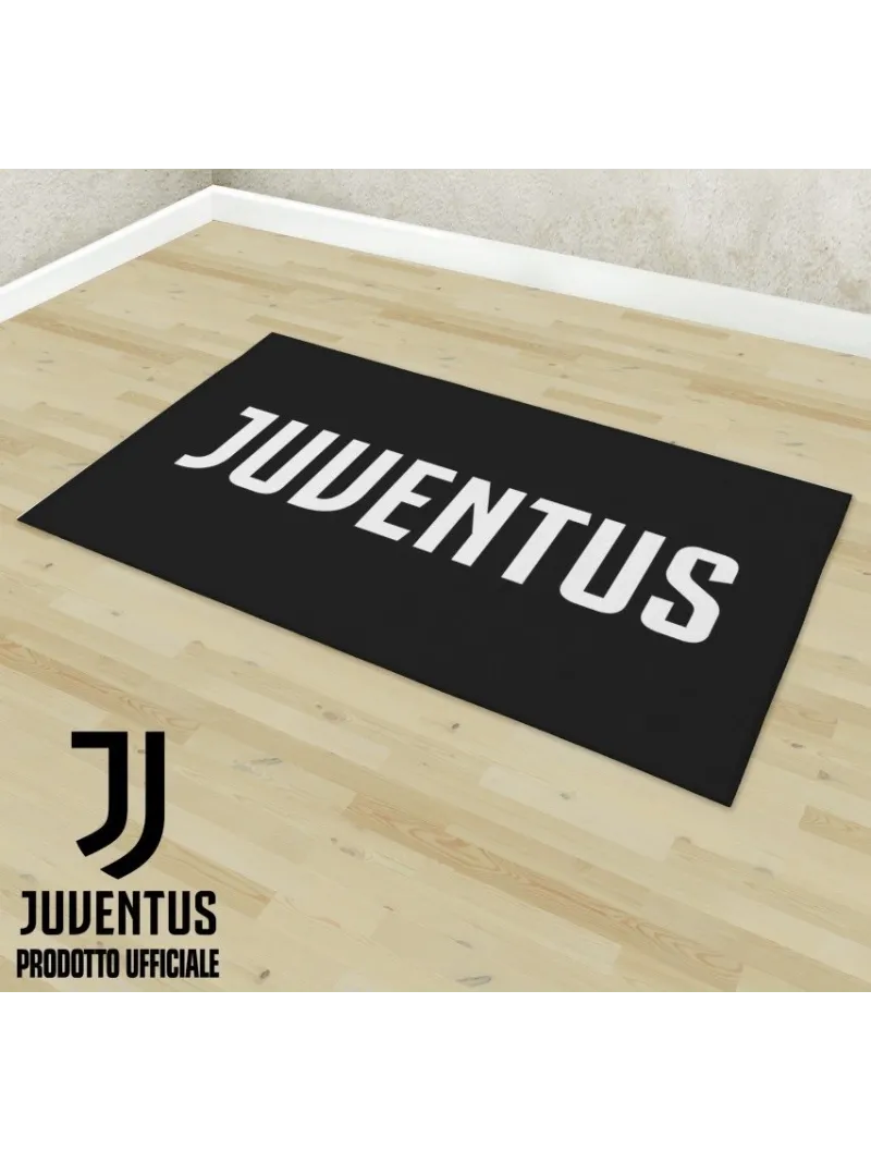 TAPPETO ARREDO CON ANTISCIVOLO 70x110 HERMET FC JUVENTUS