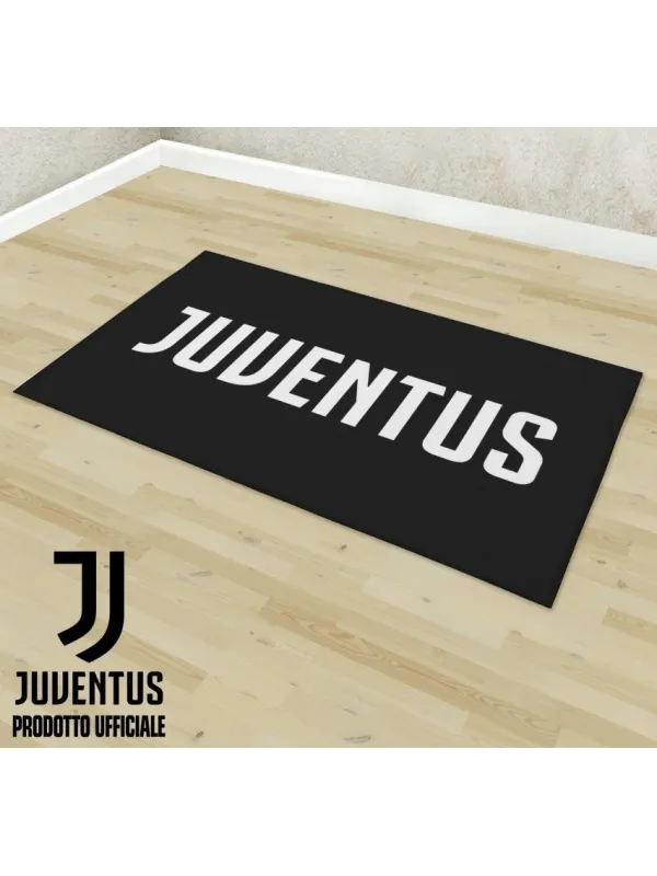 TAPPETO ARREDO CON ANTISCIVOLO 70x110 HERMET FC JUVENTUS