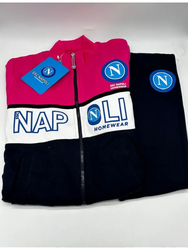 Acquista ora TUTA BAMBINA FELPA FULL ZIP ZERO&CO. SSC NAPOLI CNF600AB su nonsolointimo1994.com