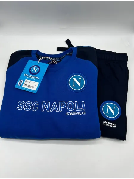 Acquista ora TUTA RAGAZZO SOTTUOMO FELPA GIRO COLLO MANICA LUNGA ZERO&CO. SSC NAPOLI CNF205AJ su nonsolointimo1994.com 2