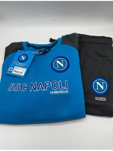 Acquista ora TUTA BAMBINO FELPA GIRO COLLO MANICA LUNGA ZERO&CO. SSC NAPOLI CNF205AB su nonsolointimo1994.com